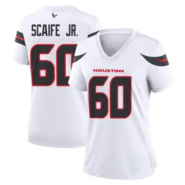 Women's Nike Houston Texans DJ Scaife Jr. Jersey - White Game