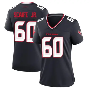 Women's Nike Houston Texans DJ Scaife Jr. Team Jersey - Navy Game