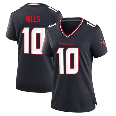 Women's Nike Houston Texans Davis Mills Team Jersey - Navy Game