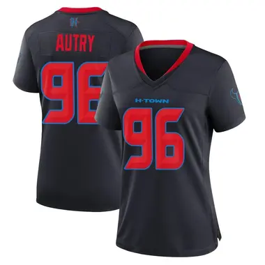 Women's Nike Houston Texans Denico Autry 2nd Alternate Jersey - Navy Game