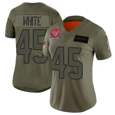 Women's Nike Houston Texans Devin White 2019 Salute to Service Jersey - Camo Limited