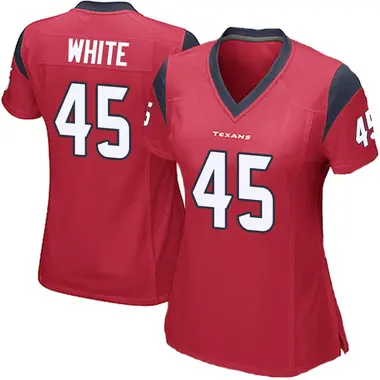 Women's Nike Houston Texans Devin White Alternate Jersey - Red Game