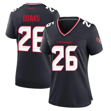 Women's Nike Houston Texans Gerrid Doaks Team Jersey - Navy Game