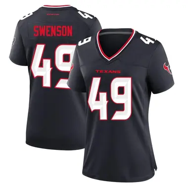 Women's Nike Houston Texans Ian Swenson Team Jersey - Navy Game