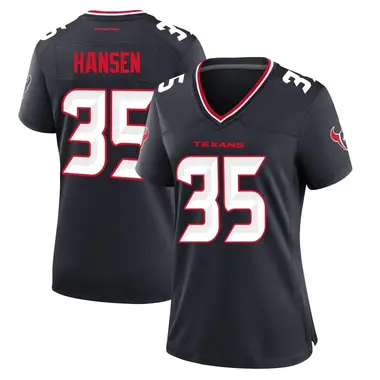 Women's Nike Houston Texans Jake Hansen Team Jersey - Navy Game