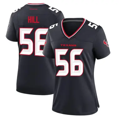 Women's Nike Houston Texans Jamal Hill Team Jersey - Navy Game