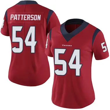 Women's Nike Houston Texans Jarrett Patterson Alternate Vapor Untouchable Jersey - Red Limited