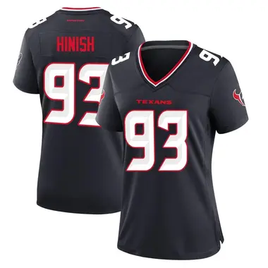 Women's Nike Houston Texans Kurt Hinish Team Jersey - Navy Game