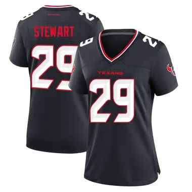 Women's Nike Houston Texans M.J. Stewart Team Jersey - Navy Game