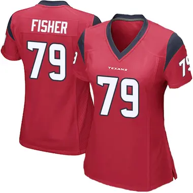 Women's Nike Houston Texans Malik Fisher Alternate Jersey - Red Game