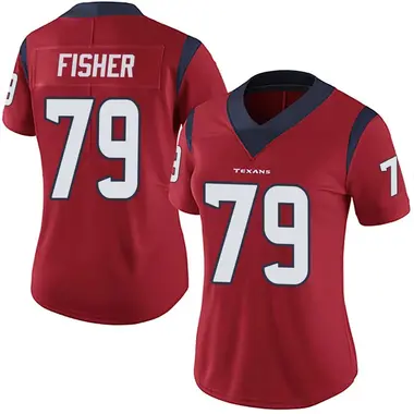 Women's Nike Houston Texans Malik Fisher Alternate Vapor Untouchable Jersey - Red Limited