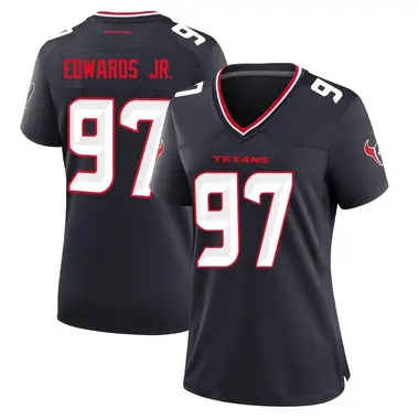 Women's Nike Houston Texans Mario Edwards Jr. Team Jersey - Navy Game