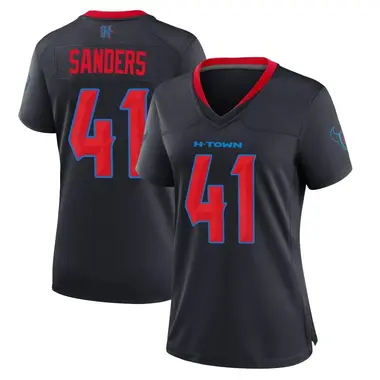 Women's Nike Houston Texans Myjai Sanders 2nd Alternate Jersey - Navy Game