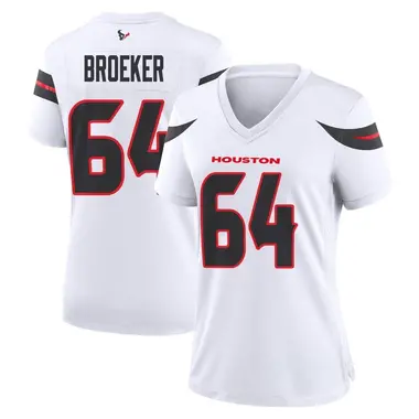 Women's Nike Houston Texans Nick Broeker Jersey - White Game