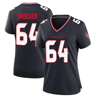 Women's Nike Houston Texans Nick Broeker Team Jersey - Navy Game