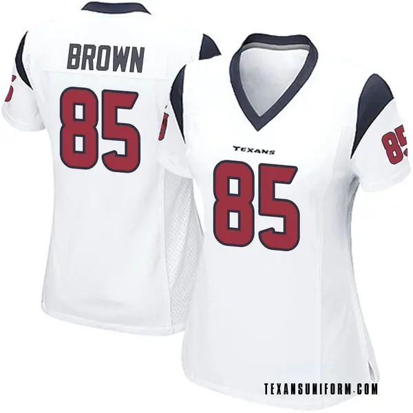 Nick Broeker Men's Nike White Houston Texans Vapor Untouchable Custom Elite Jersey