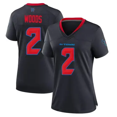 Women's Nike Houston Texans Robert Woods 2nd Alternate Jersey - Navy Game