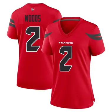 Women's Nike Houston Texans Robert Woods Alternate Jersey - Red Game