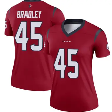 Women's Nike Houston Texans Shaun Bradley Jersey - Red Legend