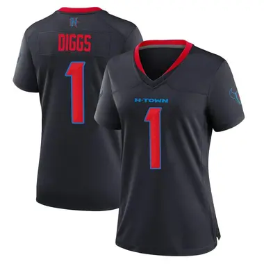 Women's Nike Houston Texans Stefon Diggs 2nd Alternate Jersey - Navy Game