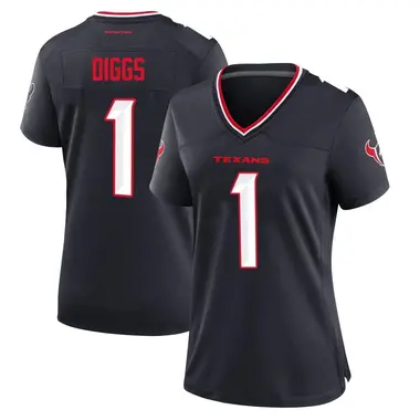 Women's Nike Houston Texans Stefon Diggs Team Jersey - Navy Game