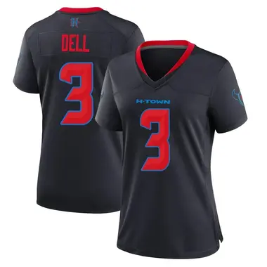 Women's Nike Houston Texans Tank Dell 2nd Alternate Jersey - Navy Game