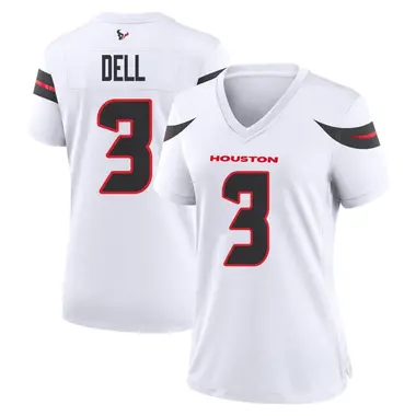 Women's Nike Houston Texans Tank Dell Jersey - White Game