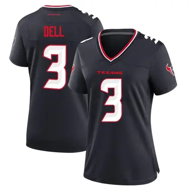 Women's Nike Houston Texans Tank Dell Team Jersey - Navy Game