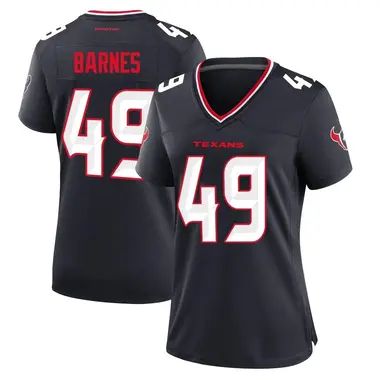 Women's Nike Houston Texans Tarique Barnes Team Jersey - Navy Game