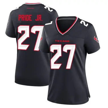 Women's Nike Houston Texans Troy Pride Jr. Team Jersey - Navy Game