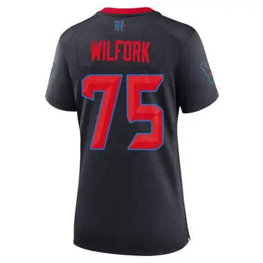 Women's Nike Houston Texans Vince Wilfork 2nd Alternate Jersey - Navy Game