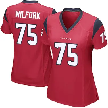 Women's Nike Houston Texans Vince Wilfork Alternate Jersey - Red Game