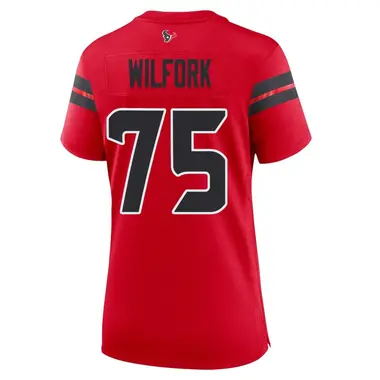 Women's Nike Houston Texans Vince Wilfork Alternate Jersey - Red Game