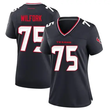 Women's Nike Houston Texans Vince Wilfork Team Jersey - Navy Game