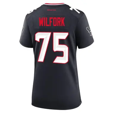 Women's Nike Houston Texans Vince Wilfork Team Jersey - Navy Game