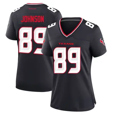 Women's Nike Houston Texans Xavier Johnson Team Jersey - Navy Game