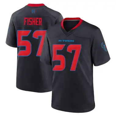 Youth Nike Houston Texans Blake Fisher 2nd Alternate Jersey - Navy Game