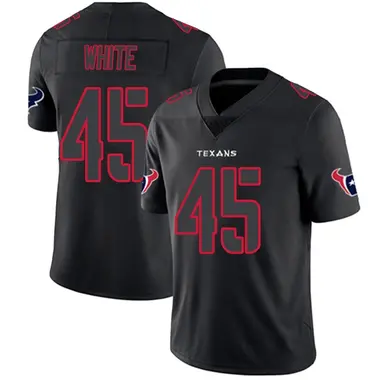 Youth Nike Houston Texans Devin White Jersey - Black Impact Limited