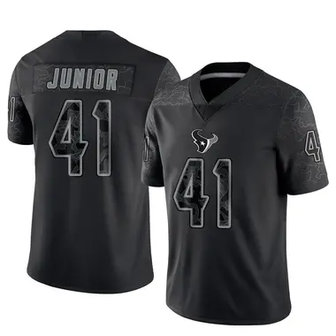 Youth Nike Houston Texans Gregory Junior Reflective Jersey - Black Limited