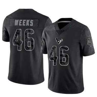 Youth Nike Houston Texans Jon Weeks Reflective Jersey - Black Limited