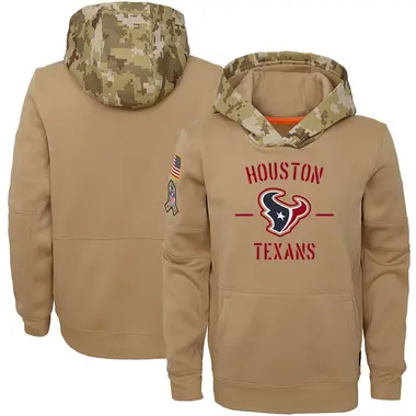 Women's Nike Black Houston Texans 2020 Salute to Service Performance  Pullover Hoodie