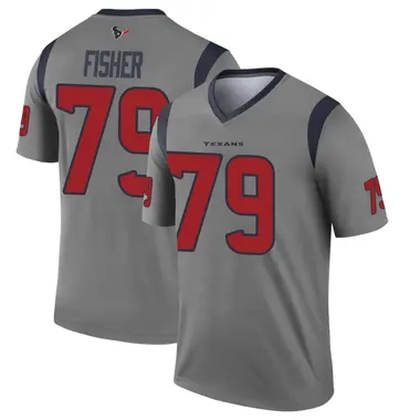 Youth Nike Houston Texans Malik Fisher Inverted Jersey - Gray Legend