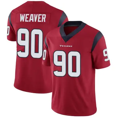 Youth Nike Houston Texans Rashad Weaver Alternate Vapor Untouchable Jersey - Red Limited